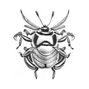 bumblebee  tattoo design idea