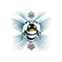 bumblebee  tattoo design idea