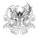 Dragon-fly tattoo design idea