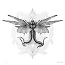 Dragon-fly tattoo design idea