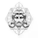 god janus tattoo design idea