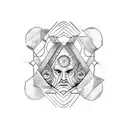 janus tattoo design idea