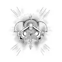 janus tattoo design idea