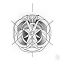 janus tattoo design idea