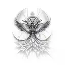 seraphim tattoo design idea