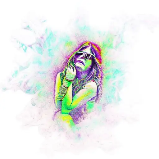 Janis Joplin  tattoo design idea