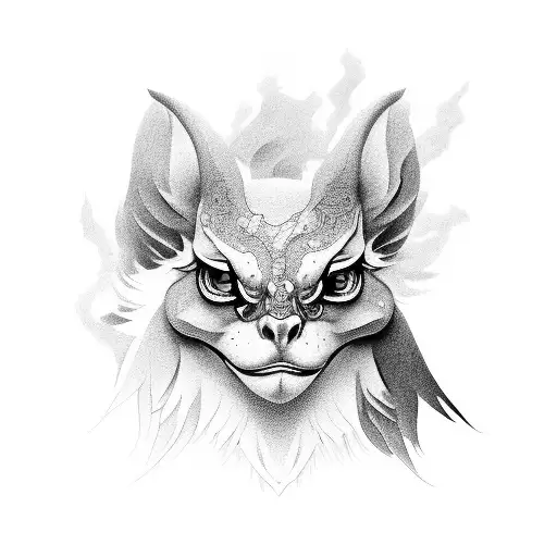 Griffin tattoo design idea