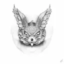 peach tattoo design idea