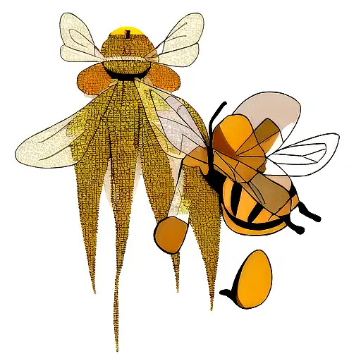 Honey Bee tattoo design idea
