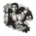 muhammad ali boxing design  tattoo design idea