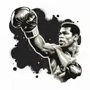 muhammad ali boxing design  tattoo design idea