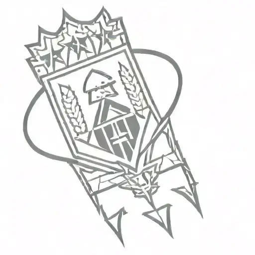 Football ultras fan dinamo zagreb city famouse tattoo design idea