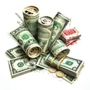money fame power party drugs tattoo design idea