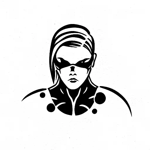mortal kombat cassie cage tattoo design idea