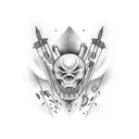 Fortune Favors the Bold tattoo design idea