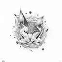 bandage on arm tattoo design idea