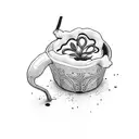 kalvin philiips as a yorkshire pudding tattoo design idea