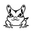chipmunk cat frog separate tattoo design idea