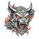 anger tattoo design idea