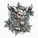 anger tattoo design idea