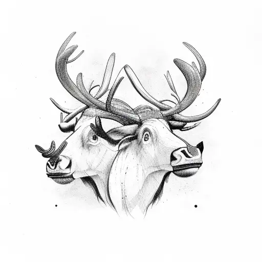 Tauros and Virgo tattoo design idea