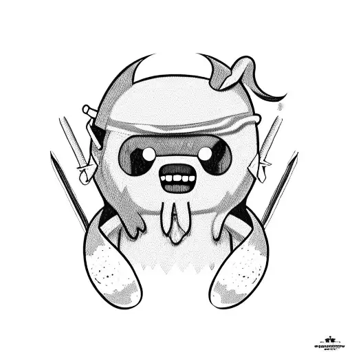 Finn the human and Jake the dog from adventure time  tattoo design idea