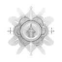 buda tattoo design idea