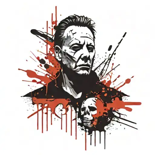 michael myers tattoo design idea