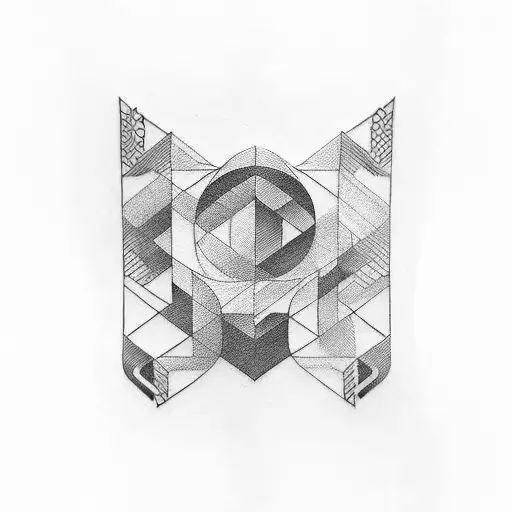 simple lines - 7 small horizontal lines with slightly different designs  tattoo design idea