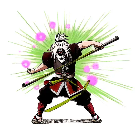 muerte de jiraiya tattoo design idea