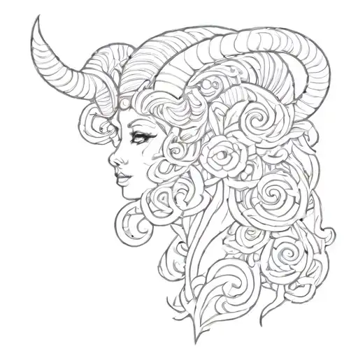 Aries, Ramisa, Sydney tattoo design idea