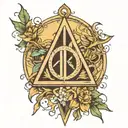 deathly Hallows tattoo design idea