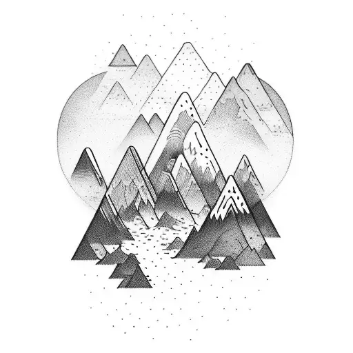 i want compas with mountains inside and coordinates on the out with qoute: im the one who chose to walk this path tattoo design idea