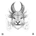 Jai Shri Ram tattoo design idea