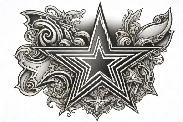 Dallas Cowboys tattoo design idea