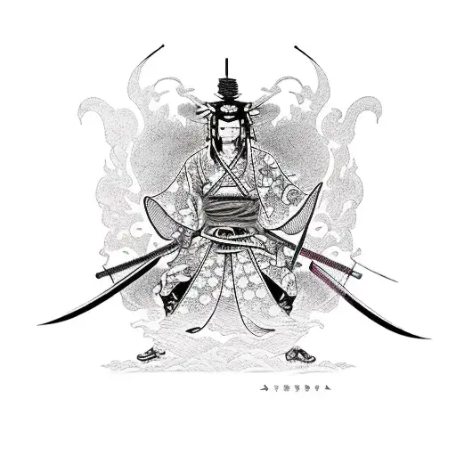espada samurai  tattoo design idea