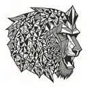 baboon tattoo design idea