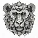 baboon tattoo design idea