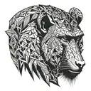 baboon tattoo design idea