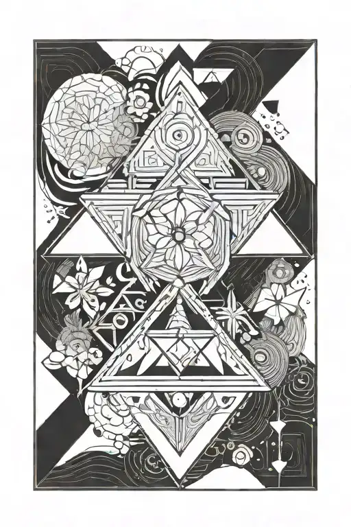 four elements tattoo design idea