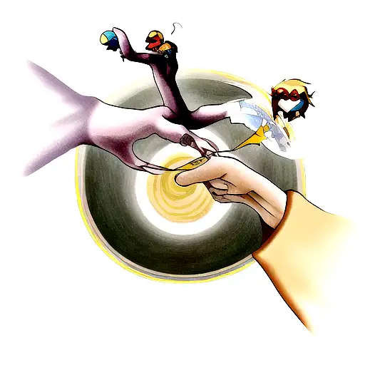 the creation of Adam  tattoo design idea