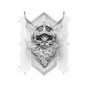 Romans 19:12 tattoo design idea