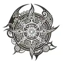 necronomicon en llamas tattoo design idea