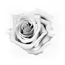 clouds rose  tattoo design idea