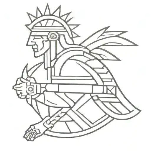 aztec warrior tattoo design tattoo design idea