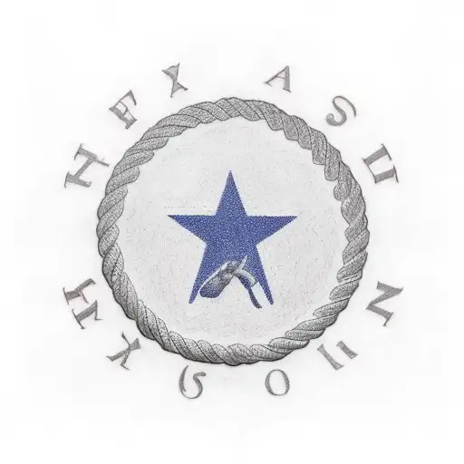 Texas flag tattoo design idea