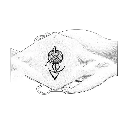 binding rune tattoo design idea