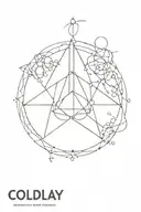 coldplay logo tattoo design idea