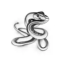 Snake, non sharp,  tattoo design idea