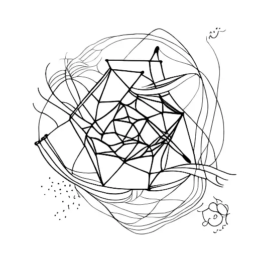 Amor Fati with Thread of Life tattoo design idea